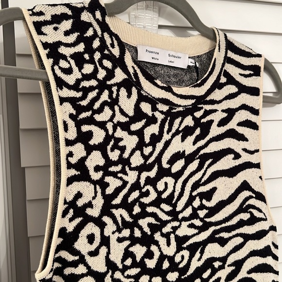 Proenza Schouler White Label animal print sleeveless dress - Picture 7 of 7